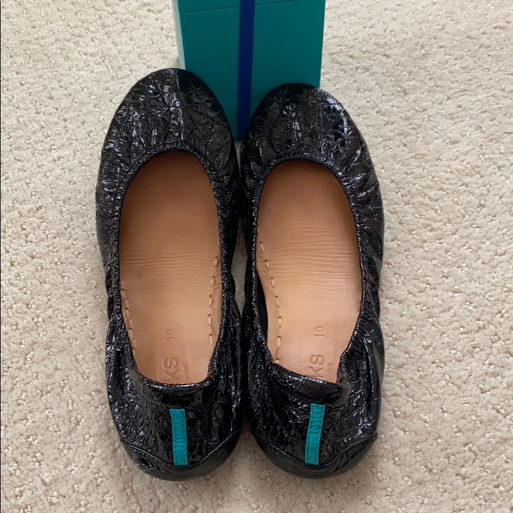 Tieks - Obsidian Black - size 10